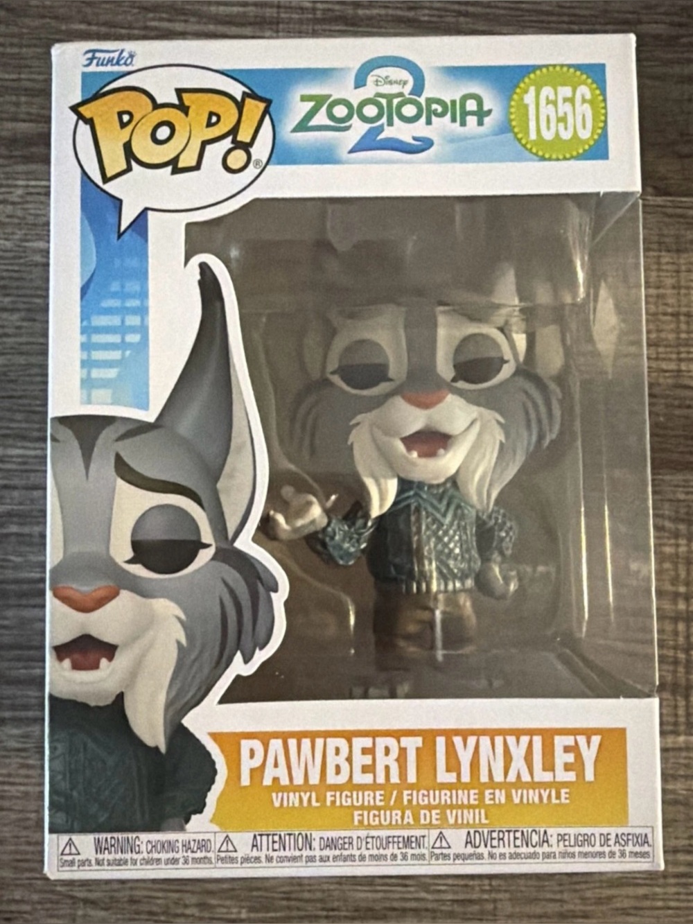 Funko Pop! Disney Zootopia 2 #1656: Pawbert Lynxley & Protector